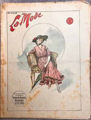 Crafts and Fashion in 1916 French La Mode. Issue no.17