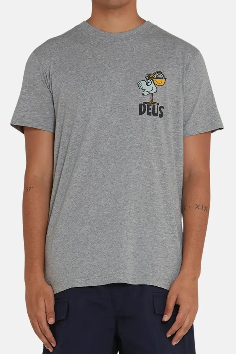 Deus Pegasus Organic Cotton T-shirt (Grey Marle)