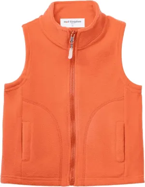 Mud Kingdom Boys Girls Polar Fleece Vest Jacket Ligntweight Cute Cartoon Patterns Coat Zipper Closure Sleeveless