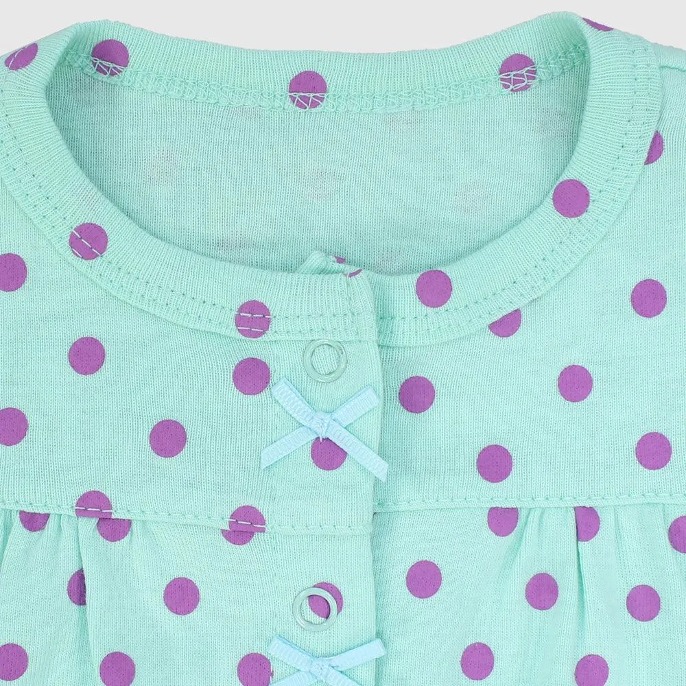 Polka Dots Sleeveless Romper