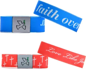 Wearable Bible Verse Bracelet Daily Bible Verse Devotional Christian Bracelet for Women Men Religious Present for Women