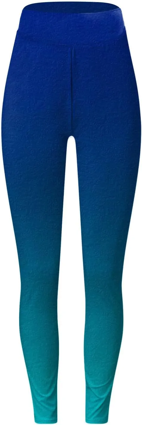 Women's High Waisted Tummy Control Leggings Buttery Soft Stretchy Pants Tummy Control Workout Yoga Tights Activewear